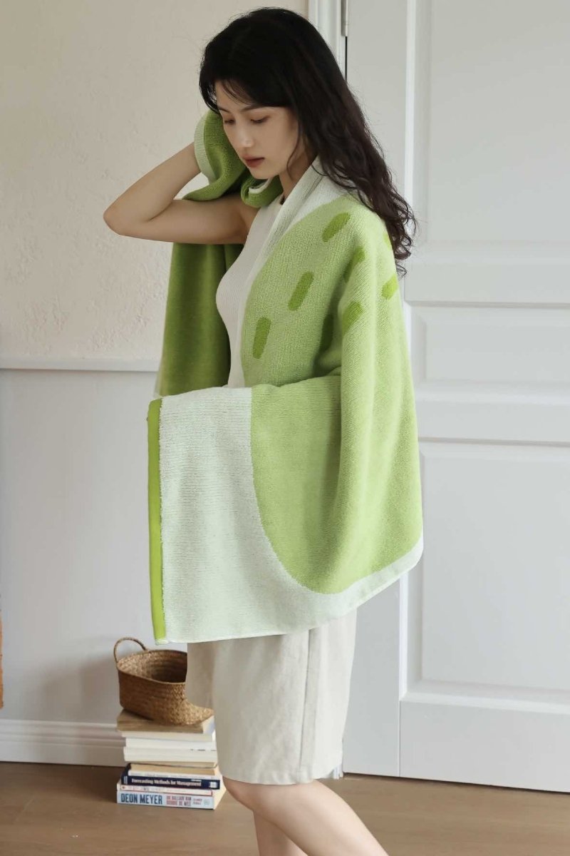 Cute Whimsical Pear Bath Towel - Ultra Soft, Absorbent, 100% Staple