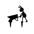 Decorative Iron Ant Garden Stake - Outdoor Metal Yard Art For Lawn,