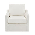 Swivel Arm Chair With USB Type-C Charging And Book Pocket