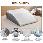 Wedge Pillow, Body Pillow , White& Grey