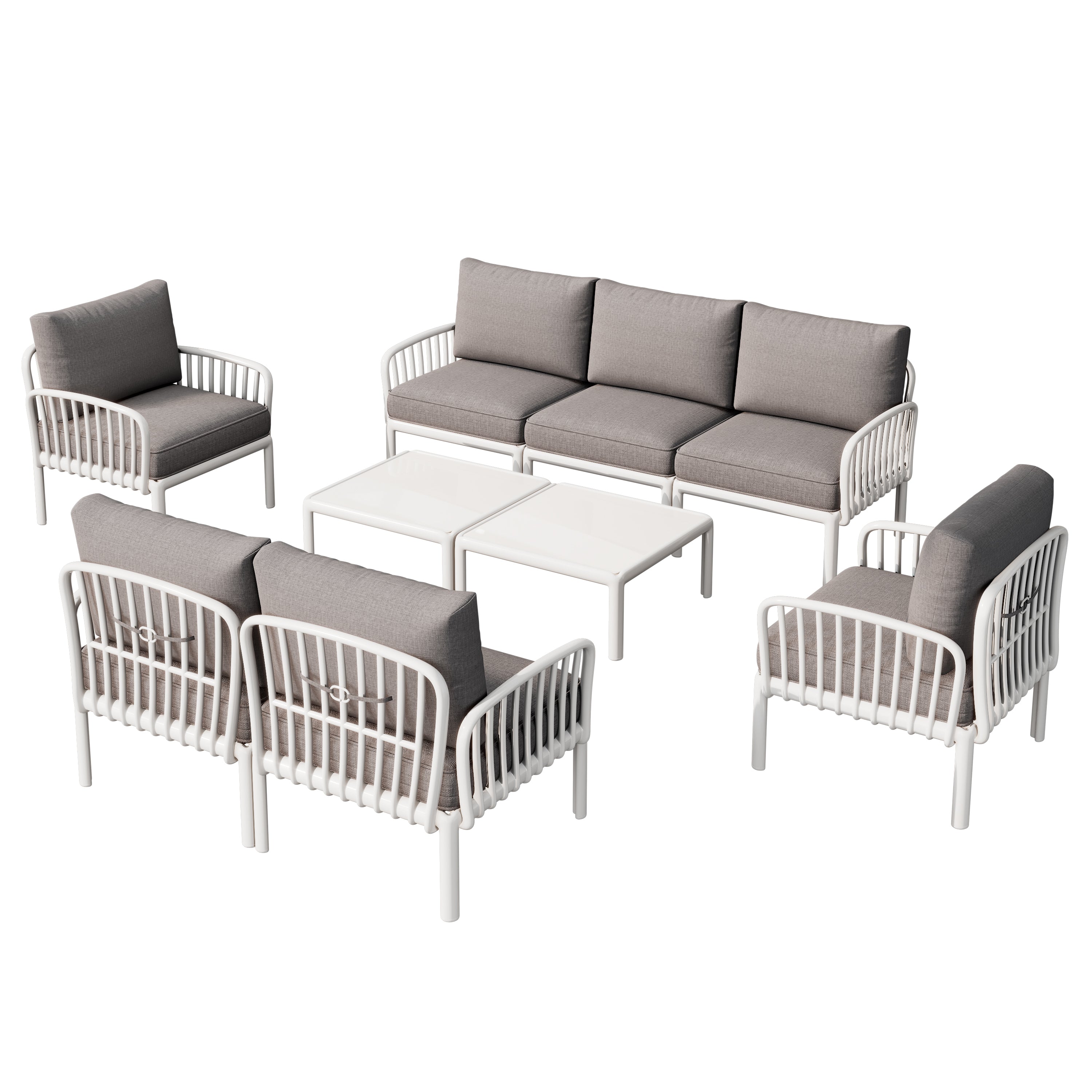 The Modular All-Weather Resin Sofa Ensemble by Christopher Knight Home