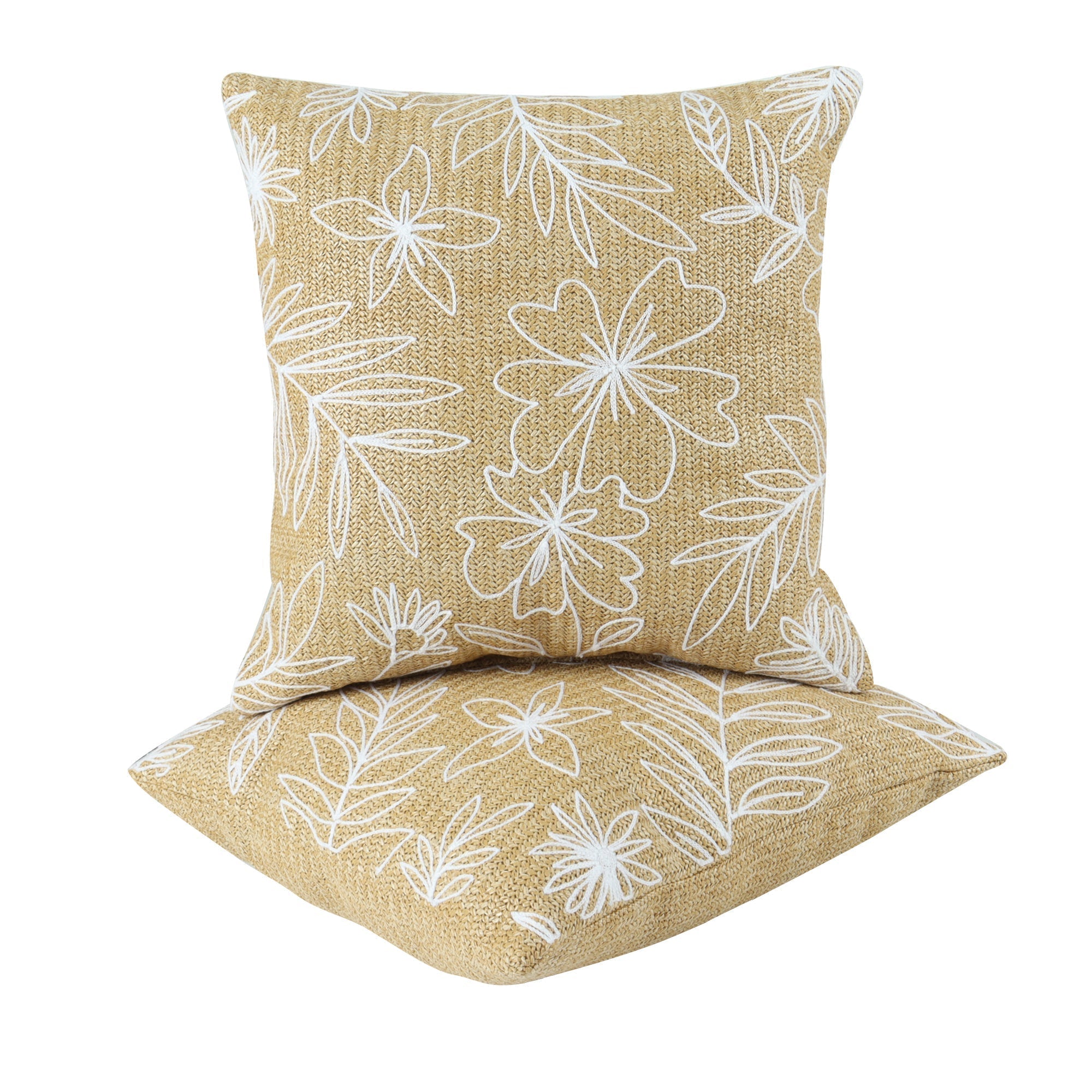 Outdoor/Indoor Decorative Throw Pillows with Inserts - Set of 2