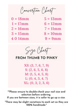 “Cloudy Sky”  Press On Nails Set
