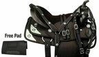 Synthetic Western Barrel Racing Horse Saddle Tack Set Size 13" to 18"