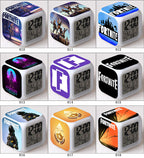 Fortnites Alarm Clock Colorful Flash Touch Light