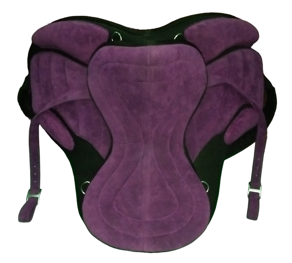 Treeless Synthetic Horse Saddle with Girth Size 12" to 18"
