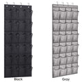 24 Pockets Over Door Hanging Shoe Storage Organizer Rack Holder Closet