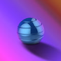 Novelty Decompression Gyroscope Desktop Toy Blue