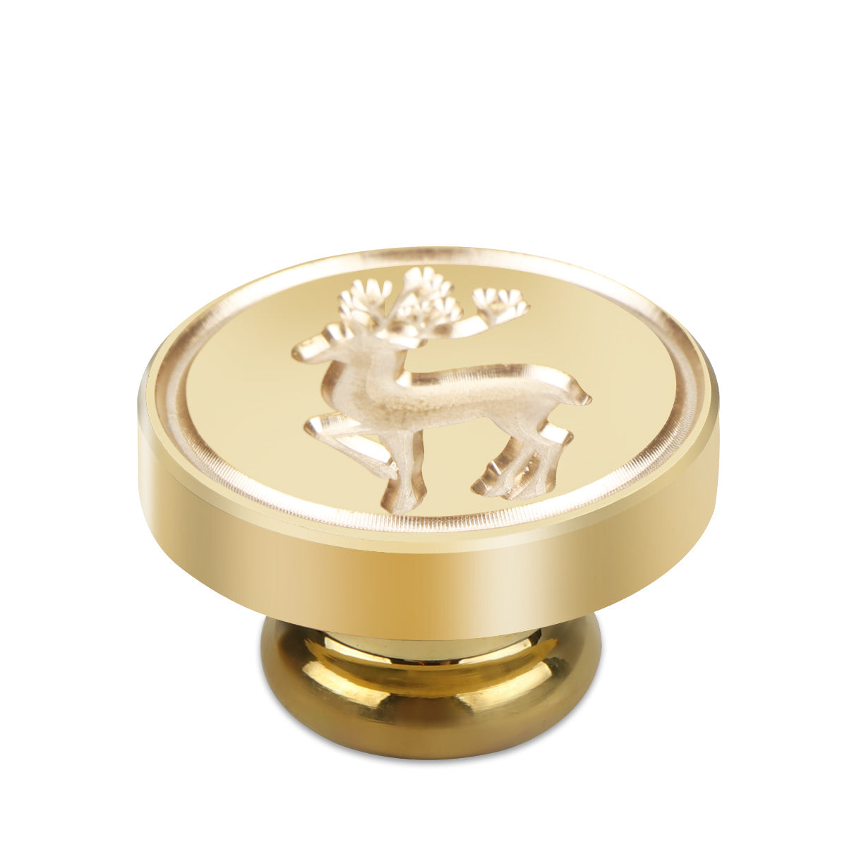 Retro Christmas Elk Wax Seal Brass Stamp Head