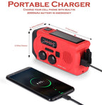 Wind Up Solar Radio Emergency Radio Crank Powered