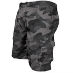 Mens Casual Summer Elastic Waist Shorts