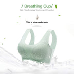 Thailand Latex Underwear Women's Bra Seamless Steel Ring Bra