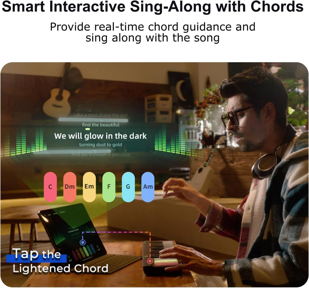 Smart Piano Keyboard with MIDI Controller