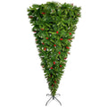 Upside Down Christmas Tree1500 branch tips with Red Artificial Berries