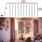 3M x 3M 300-LED Warm White Light Wedding Decoration String Light