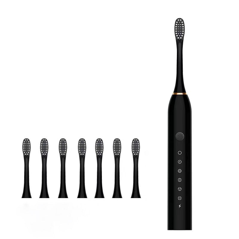 Ultrasonic Electric Toothbrush Rechargeable USB for Adults 6 Modes