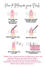 Fairy Garden Reflective Press On Nails Set