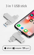 High Speed 3 In 1 Otg Usb Flash Drive 3.0 32GB