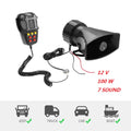 12V Car Horn Speakers Police Siren Air Horn Megaphone alarm