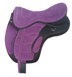 Treeless Synthetic Horse Saddle with Girth Size 12" to 18"