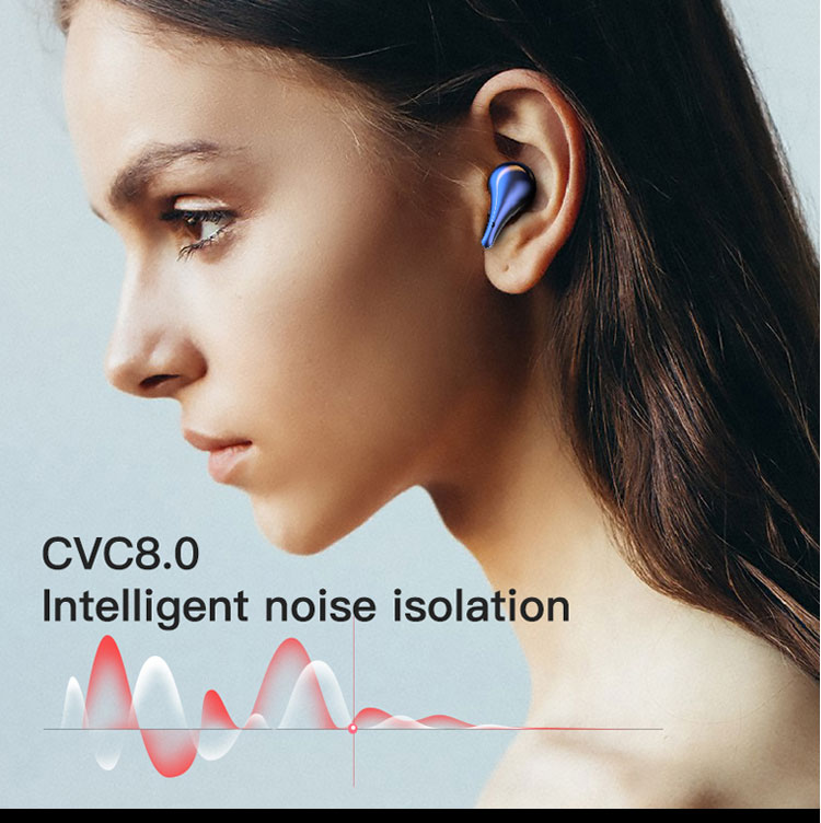 Hifi Stereo TWS Wireless Bluetooth V5.0 Earphones
