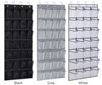 28 Pockets Over Door Hanging Shoe Storage Organizer Rack Holder Closet