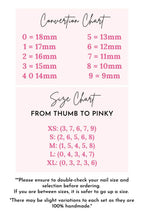 Rose Champagne Swarovski Crystals Press On Nails Set