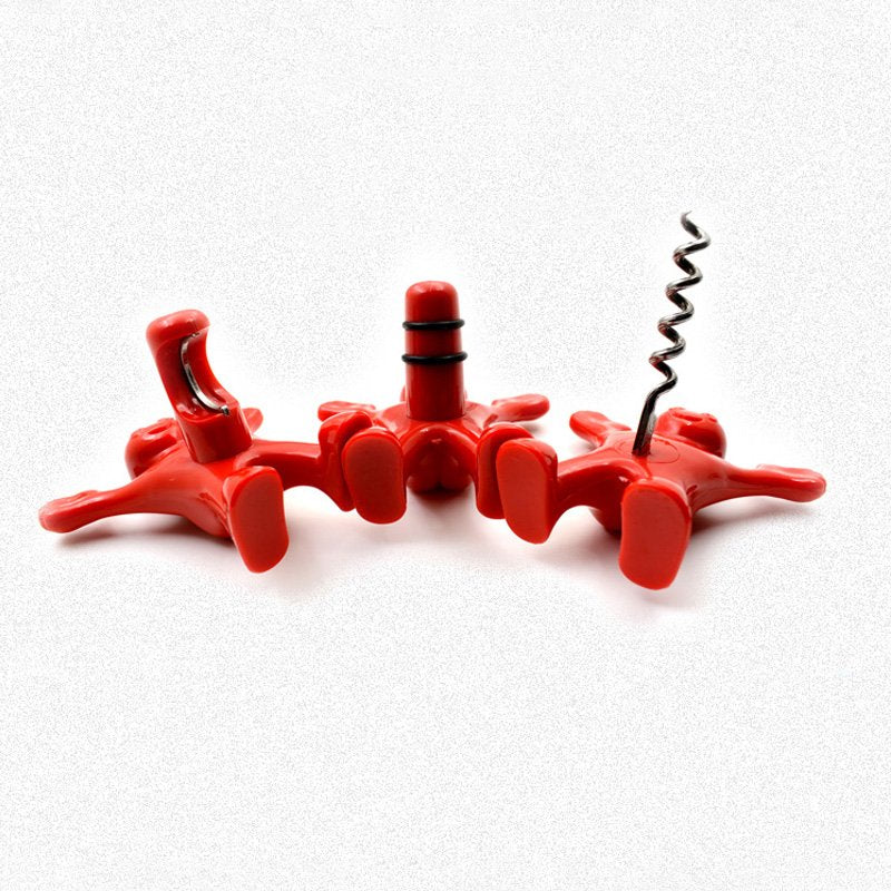 Big Man Bottle Opener Corkscrew Stopper Set
