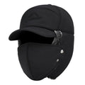 Men's Ear Protection Face Bomber Hats Thicker Plus Velvet Warm Women