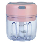 Mini Electric Garlic Chopper Ginger Chopper With 8.45OZ Capacity