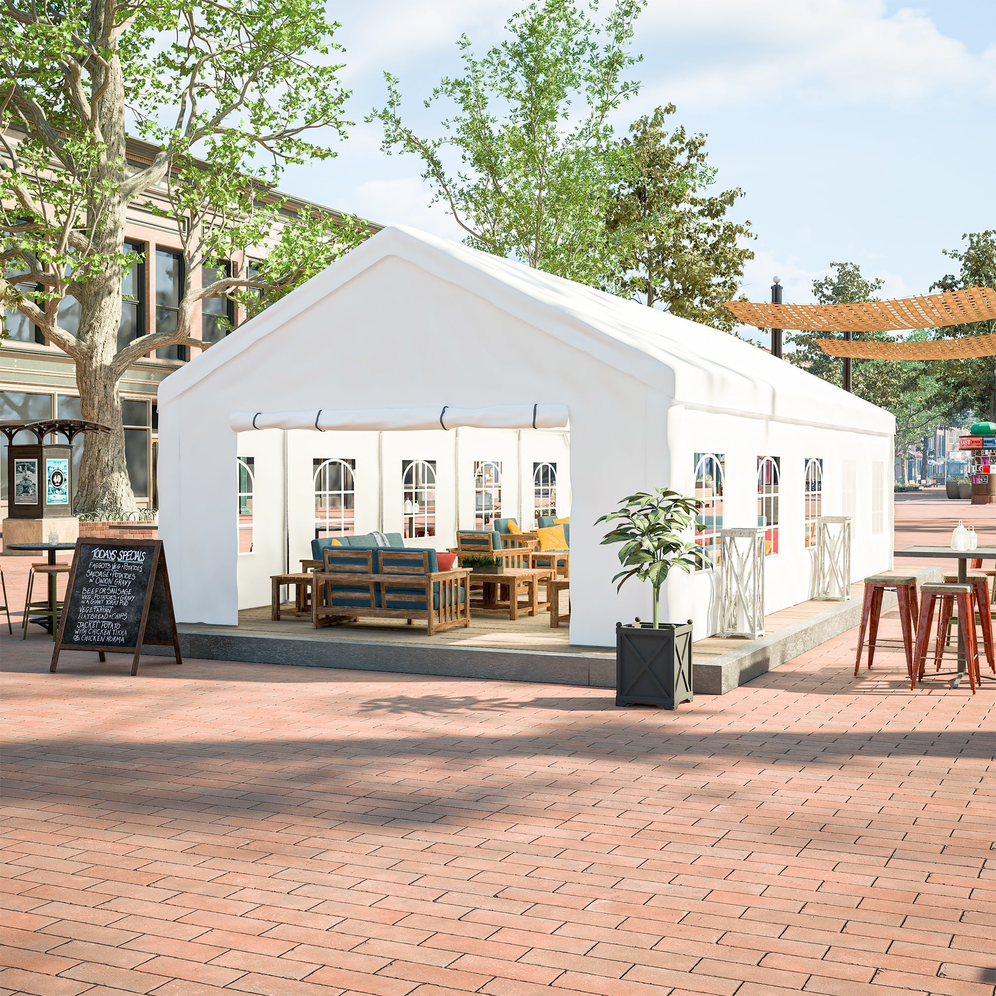 16x32FT Party Tent Heavy Duty Large Wedding Event Shelters