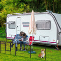 16 Panel 24/32/40 Inches Height Dog Playpen with Lock and Large Door-24 inches
