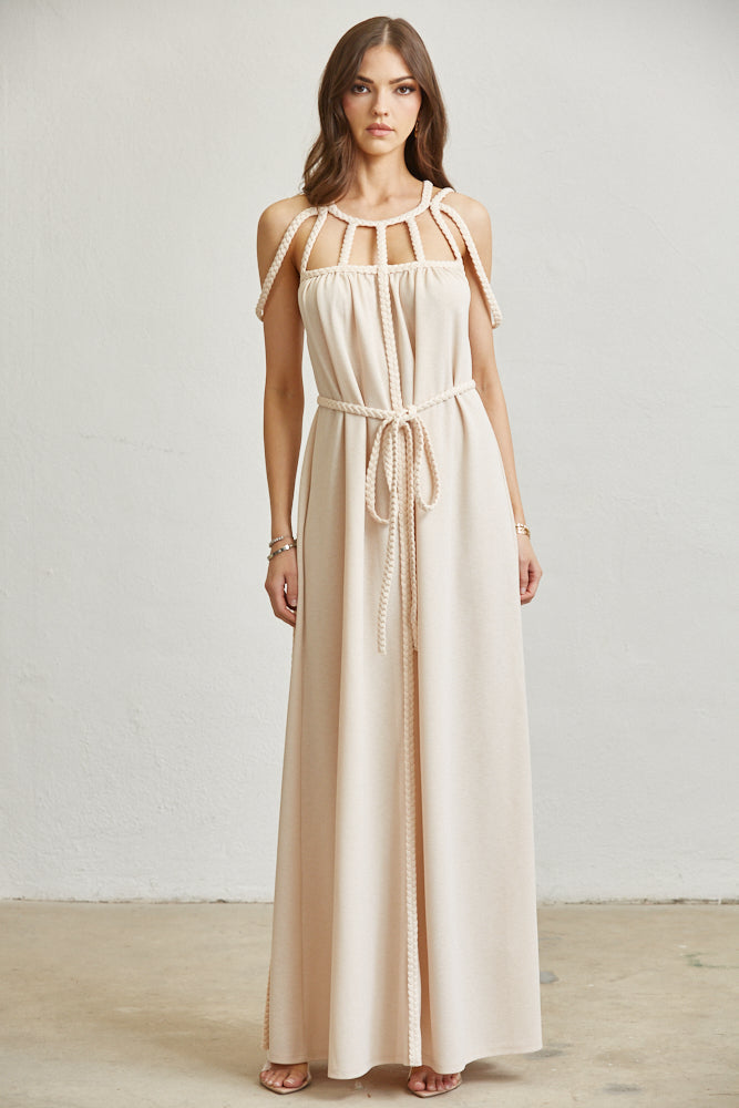 Biya Braided Maxi Dress