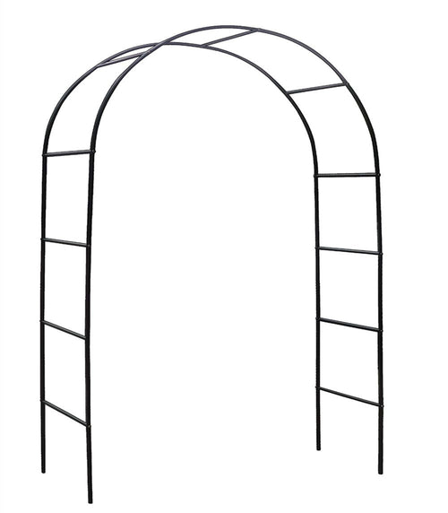 78"H x 45"W Metal Garden Arch Trellis; Adjustable Arbor Trellis for