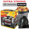 Boxed Disposable Garbage Bag 70 Pieces Puncture Tear Resistant Trash