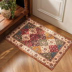 Washable Runner Rug 2x6, Moroccan Faux Wool Runner Rug Non Slip for