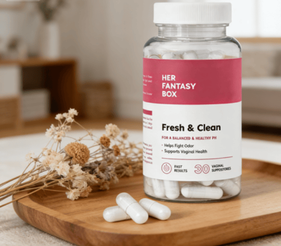 Her Fantasy Box Fresh & Clean Boric Acid Vaginal Suppositories | 30