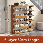 5/6-layer practical storage rack, shoe rack, space-saving design,