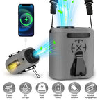 5 In 1 Portable Waist Clip Fan With 5 Speeds Flashlight 10000mAh