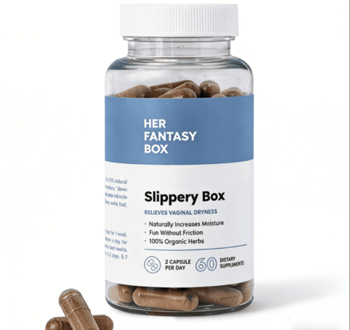 Her Fantasy Box Slippery Box | Organic Vaginal Moisture Supplement |