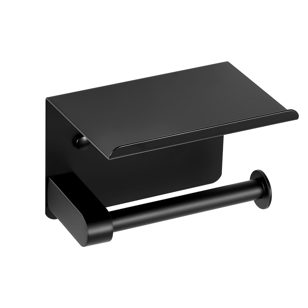 Toilet Paper Holder with Shelf, Fits Mega Rolls Size, Stainless Steel