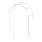 Metal Garden Arch Trellis,Adjustable Arbor Trellis,White