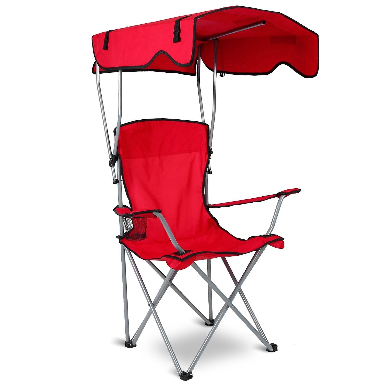 Foldable Beach Canopy Chair Sun Protection Camping Lawn Canopy Chair