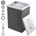 Drop in Ice Chest, 14"L x 12"W x 18"H Stainless Steel Ice Cooler,