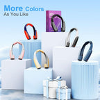 Portable Neck Fan with 6 Powerful Speeds, 8000mAh Battery Operated