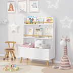 Kids Bookshelf, Book and Magazine Rack, Book Organizer, toy Storage