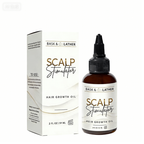 Bask & Lather Scalp Stimulator Hair Growth Oil, Cold Pressed Mint and