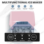 Countertop Ice Maker with Handle, 26lbs/24H Portable Ice Machine, 9