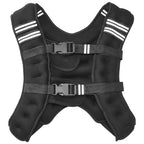 Weighted Vest, 12 lbs Weight Vest with Reflective Stripe, Adjustable