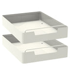 2Pcs Pull Out Cabinet Organizers Sliding Shelf Spice Rack Carbon Steel